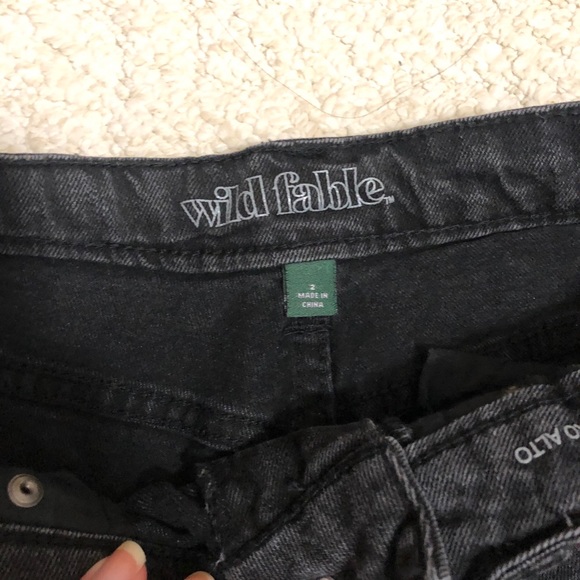 Wild Fable Black Mom Jeans - Picture 2 of 2